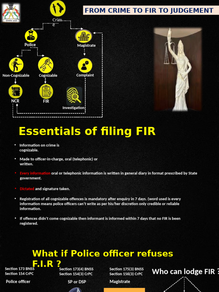 Essentials of Filing an FIR | PDF | Arrest | Arrest Warrant