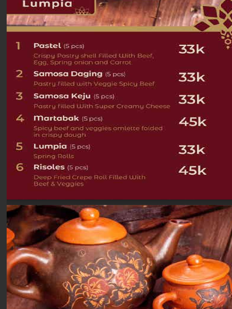 Menu Rayafood - PDF - Google Drive | PDF