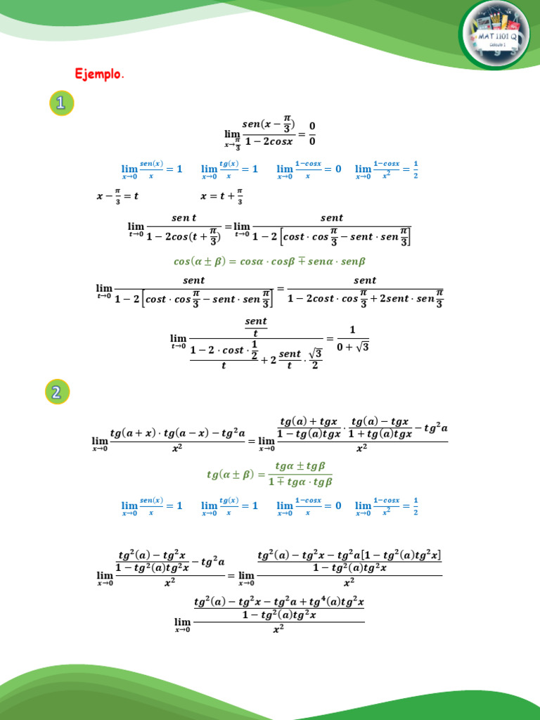 Limites 2 | PDF