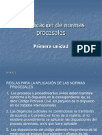 Aplicacion de Normas Procesales Tres