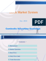 Stock Market System: Cambodia Securities Exchange