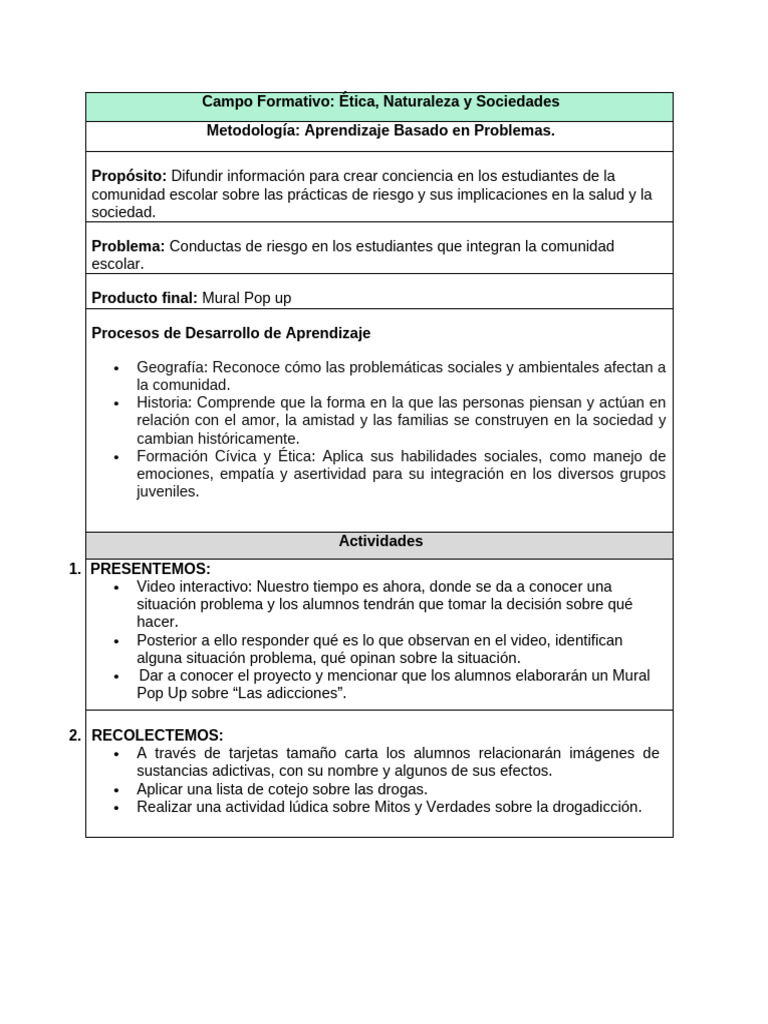 Plan ENS | PDF | Aprendizaje | Infografia