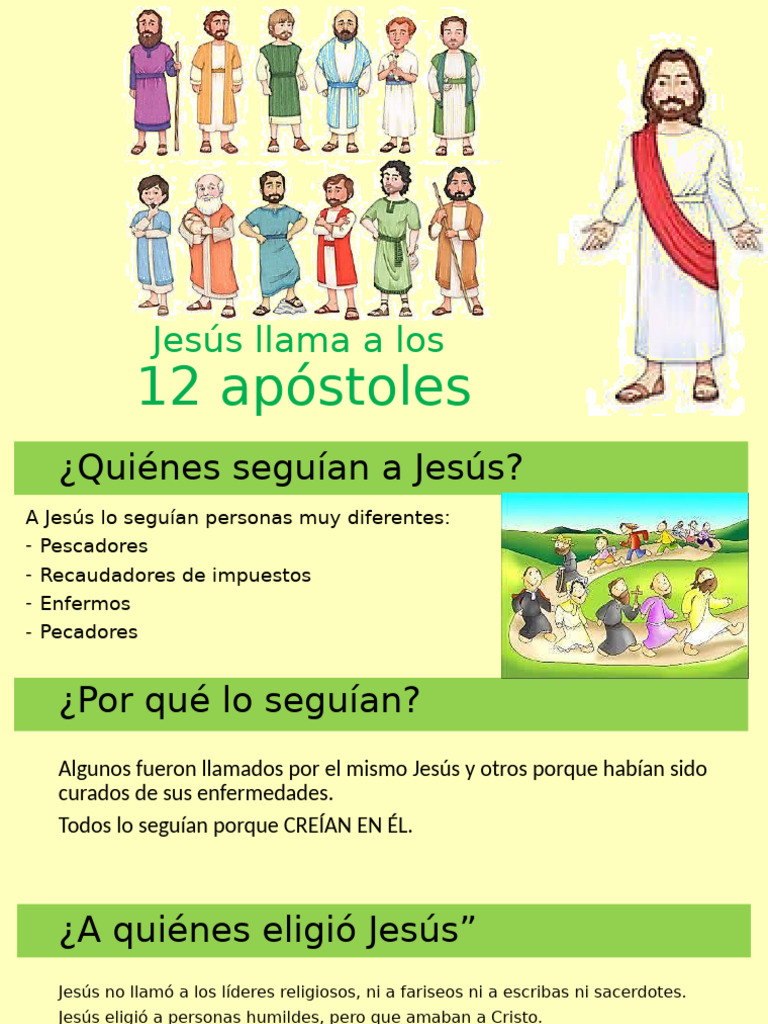 Los 12 Apóstoles de Jesús para Niños | PDF