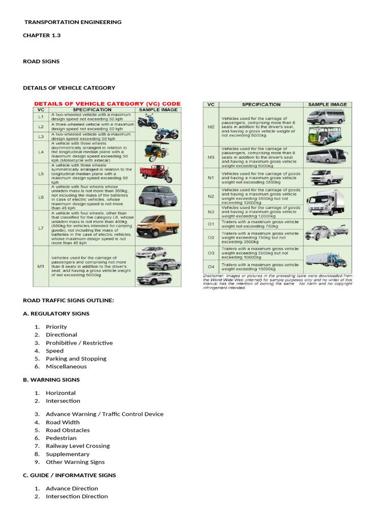 Road Signs and Pavement Markings Guide | PDF | Traffic | Road