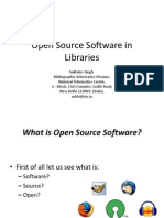 Open Source Software in Libraries