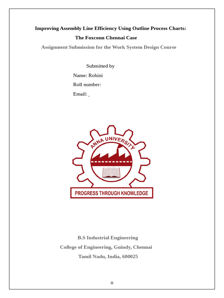 Operational Workflow Improvement Using Outline Process Chart | PDF ...