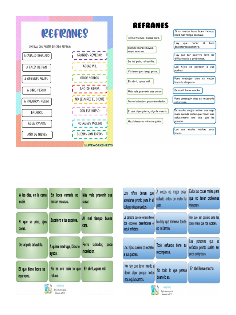 Refranes | PDF
