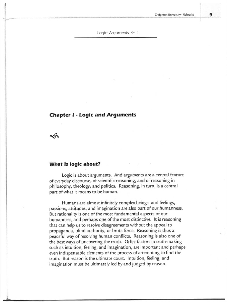 Selk Logic Chapters | PDF