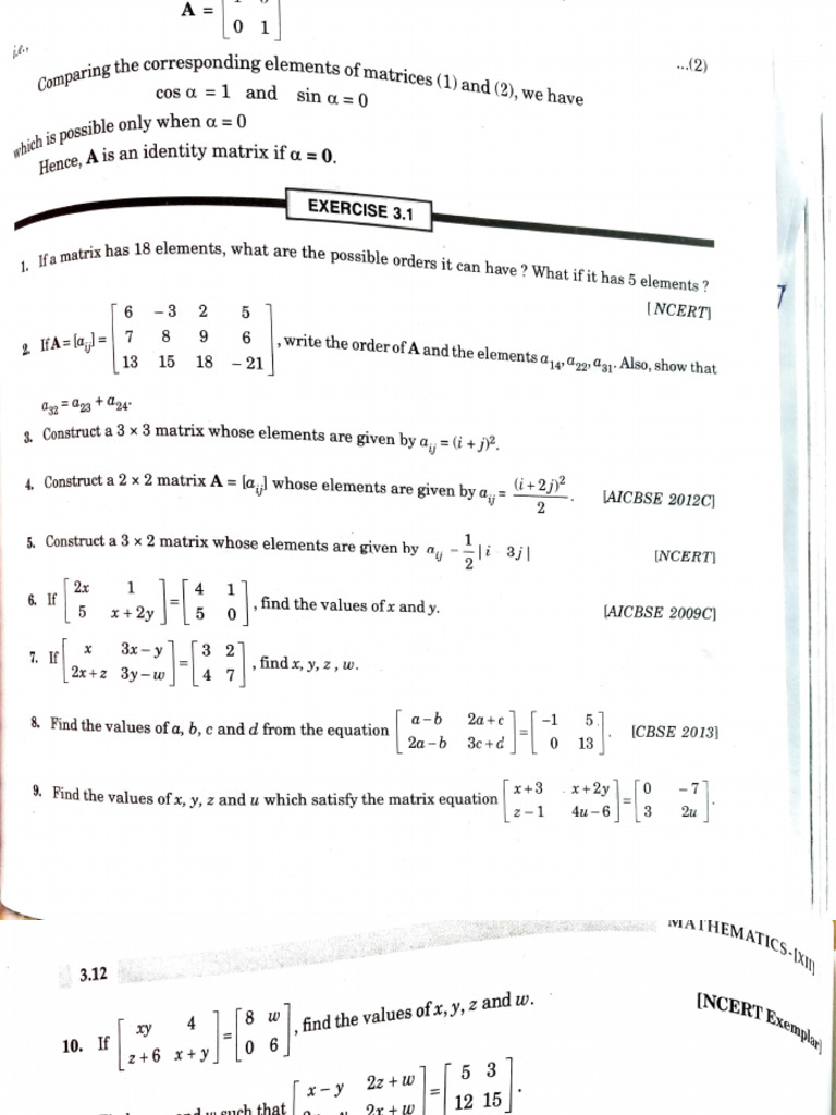 Elements Ch. 3 Class 12 | PDF