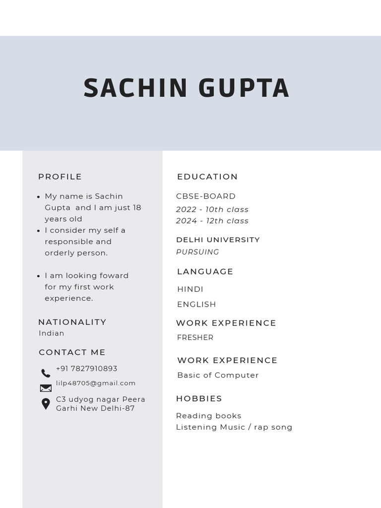Sachin Gupta | PDF