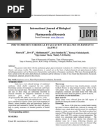 Download PHYTO-PHYSICO CHEMICAL EVALUATION OF LEAVES OF RAPHANUS SATIVUS by Thota Vijaykumar SN91147948 doc pdf