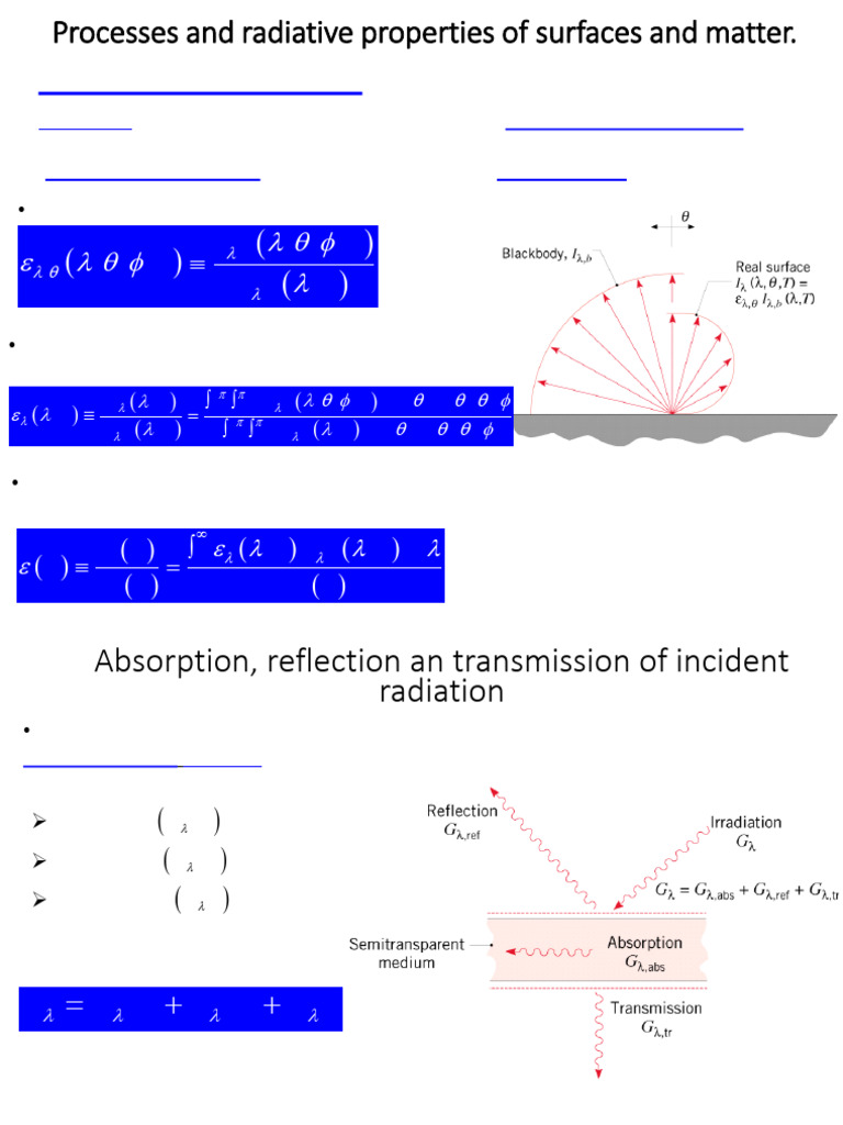 Emissivity and Reflectivity of Surfaces | PDF | Reflectance ...