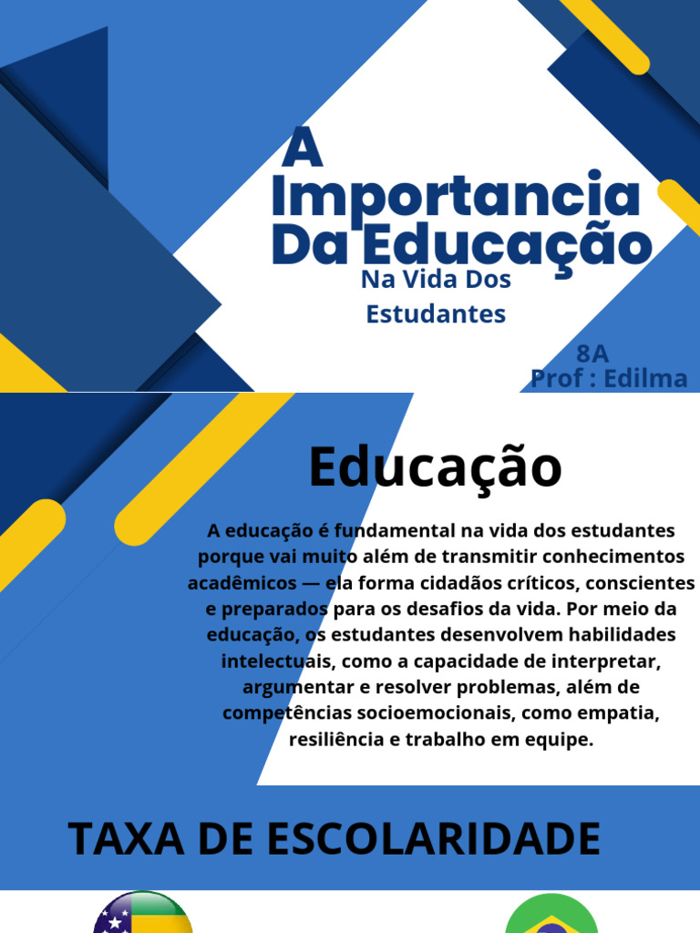A Importancia Da Educação 20250813 153446 0000 | PDF | Pensamento