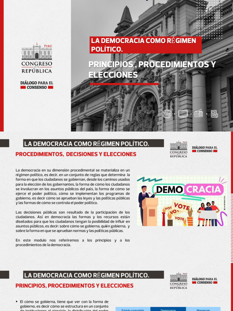 Principios y Procedimientos de la Democracia | PDF | Democracia ...