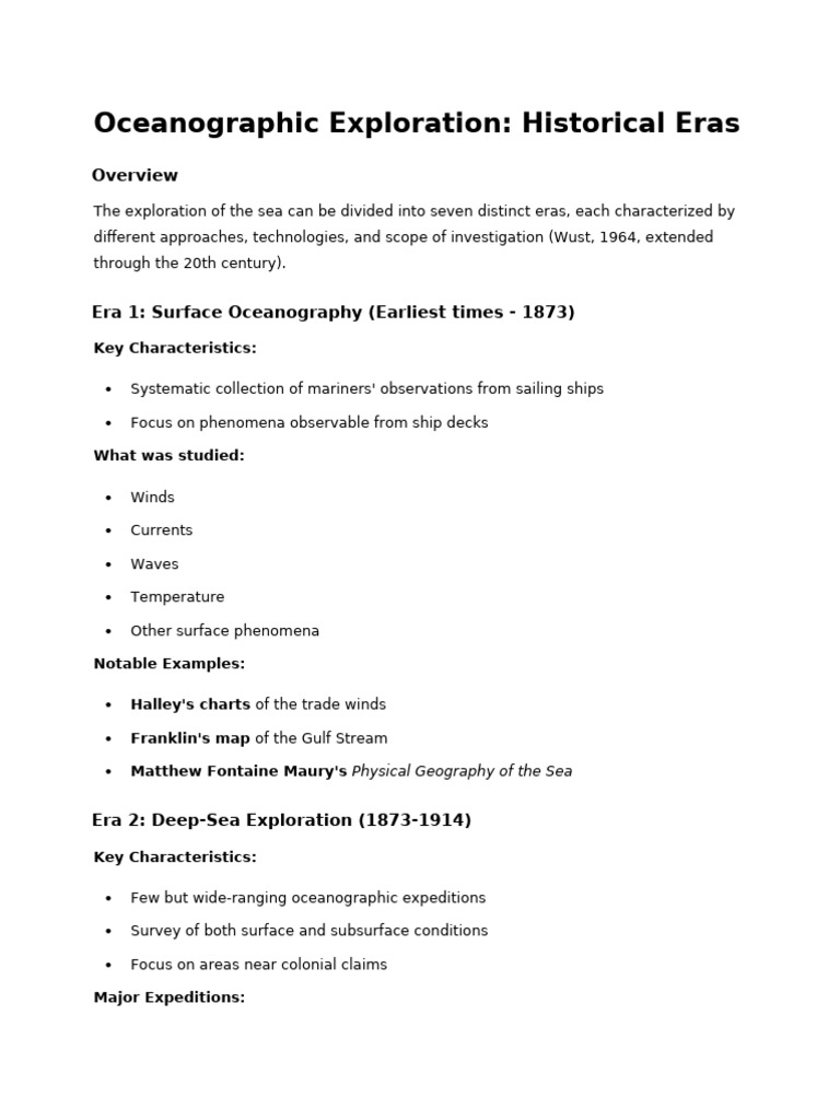 Module 1 | PDF | Oceanography | Earth Sciences