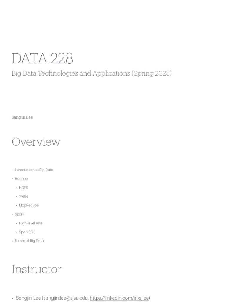 DATA228 Lecture Notes Week 1 | PDF | Computer Engineering | Information ...
