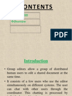 Interactive Group Editor