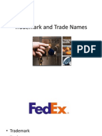 Trademark and Trade Names