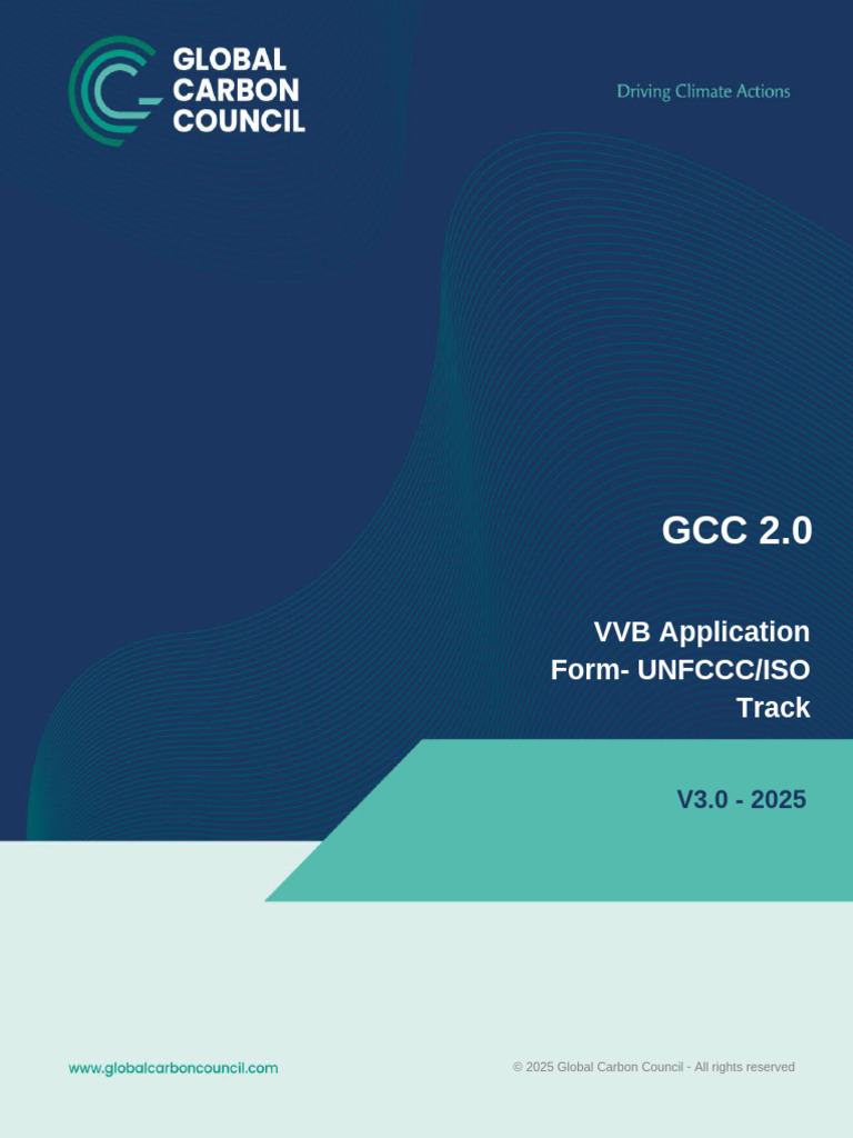 VVB Application Form for GCC 2.0 | PDF | Verification And Validation ...