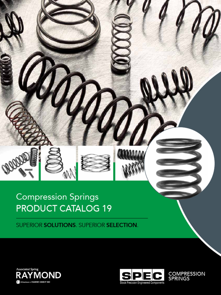 Comprehensive Compression Springs Catalog | PDF | Wire | Materials