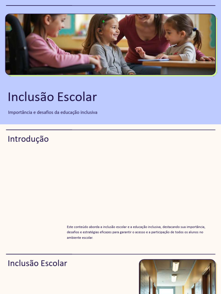 Inclusão Escolar Pdf