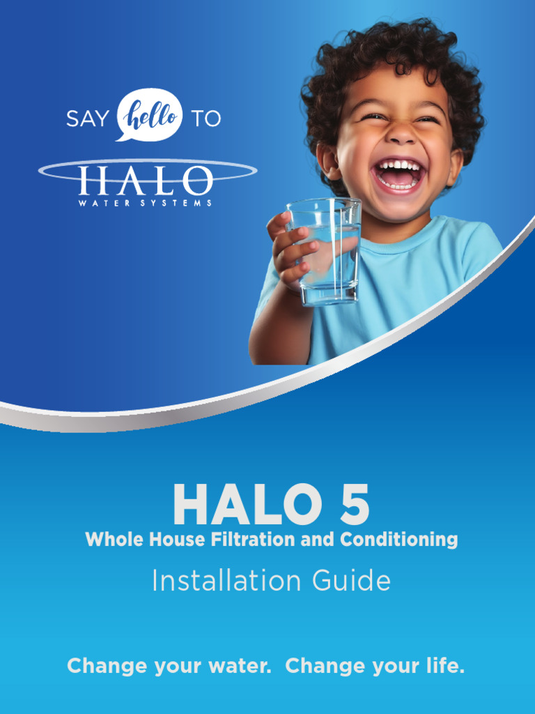 HALO 5 Water System Installation Guide | PDF | Valve | Tap (Valve)