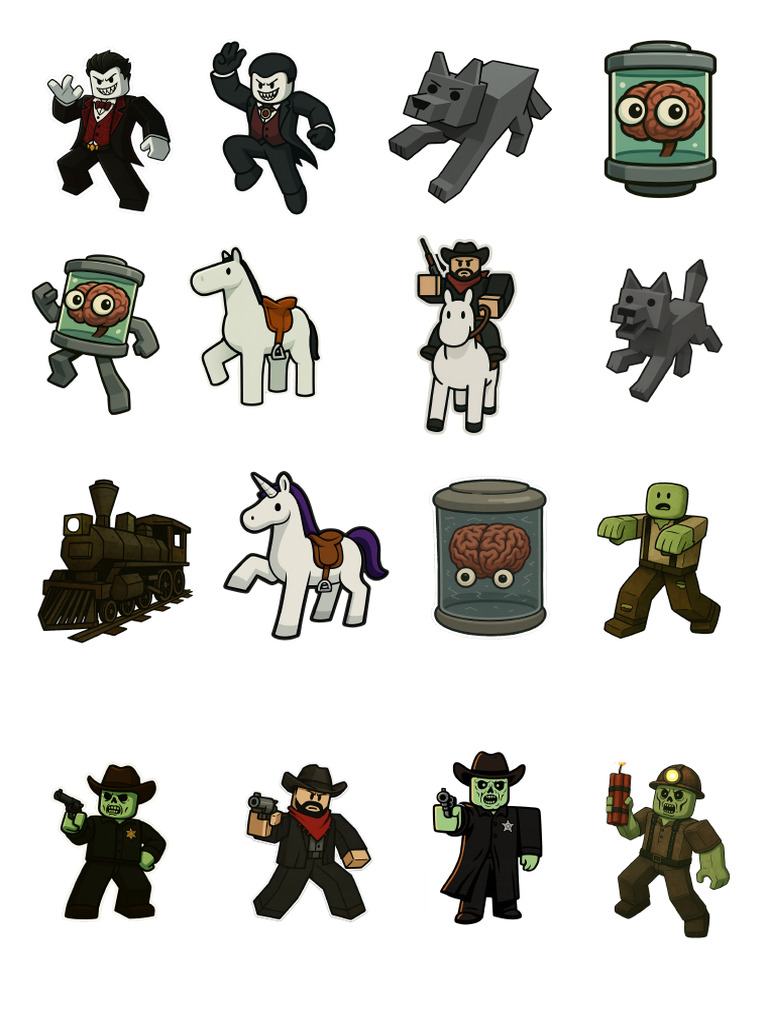 Dead Rails Stickers | PDF