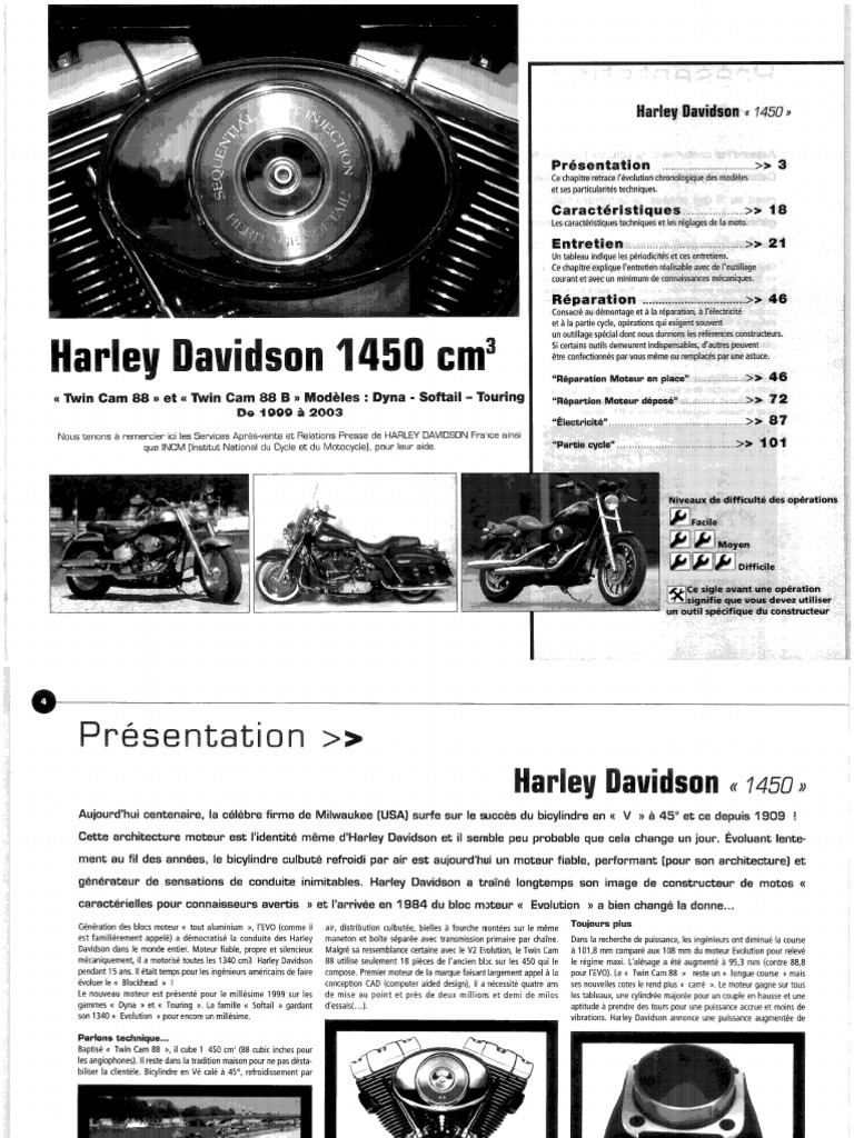 Tarif Entretien Harley Davidson