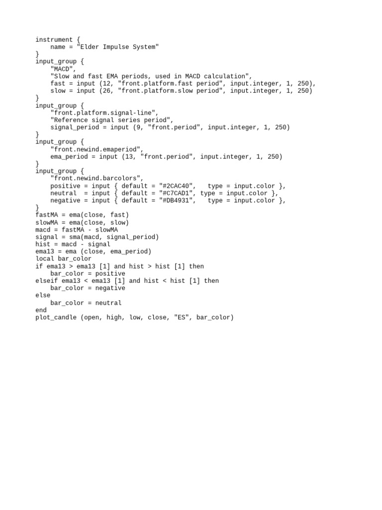 Elder Impulse System with EMA13 | PDF
