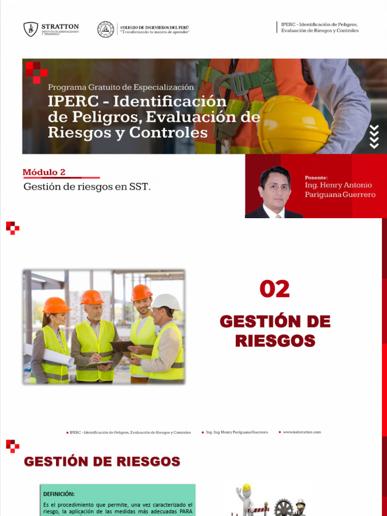 Gestión de Riesgos en Seguridad y Salud | PDF | Riesgo | Seguridad y ...