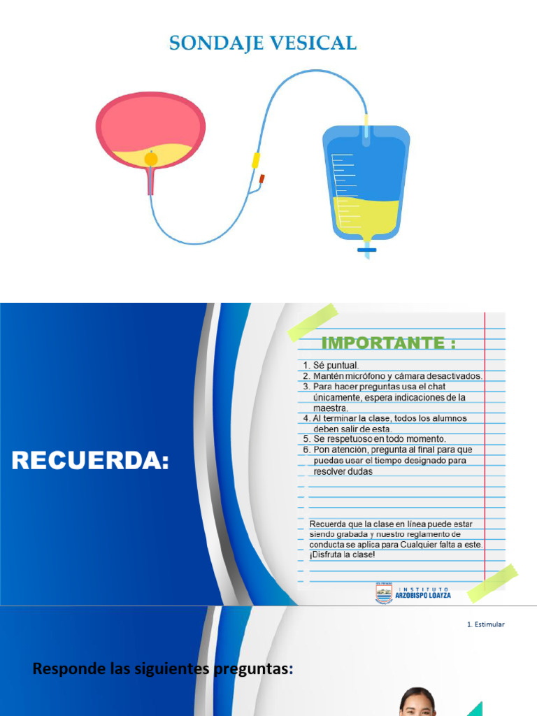 Clase 14-15 Sonda Vesical-Enemas | PDF | Especialidades Medicas ...