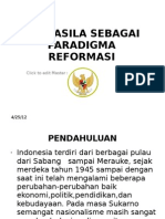 Pancasila Sebagai Paradigma Reformasi1