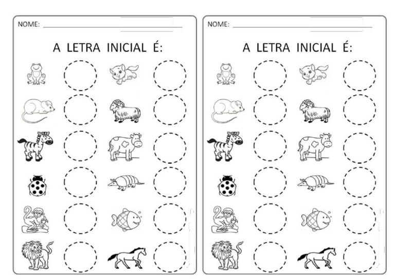 A Letra Inicial É | PDF