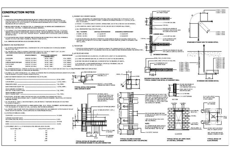 Construction Notes Full | PDF