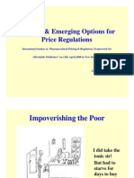 Current & Emerging Options For Price Regulations: Pharmaceutical Pricing & Regulatory Framework For