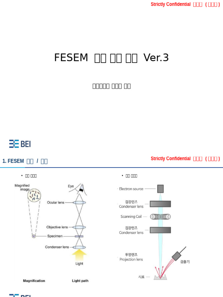 Fesem 교육 자료 - Ver3 | PDF