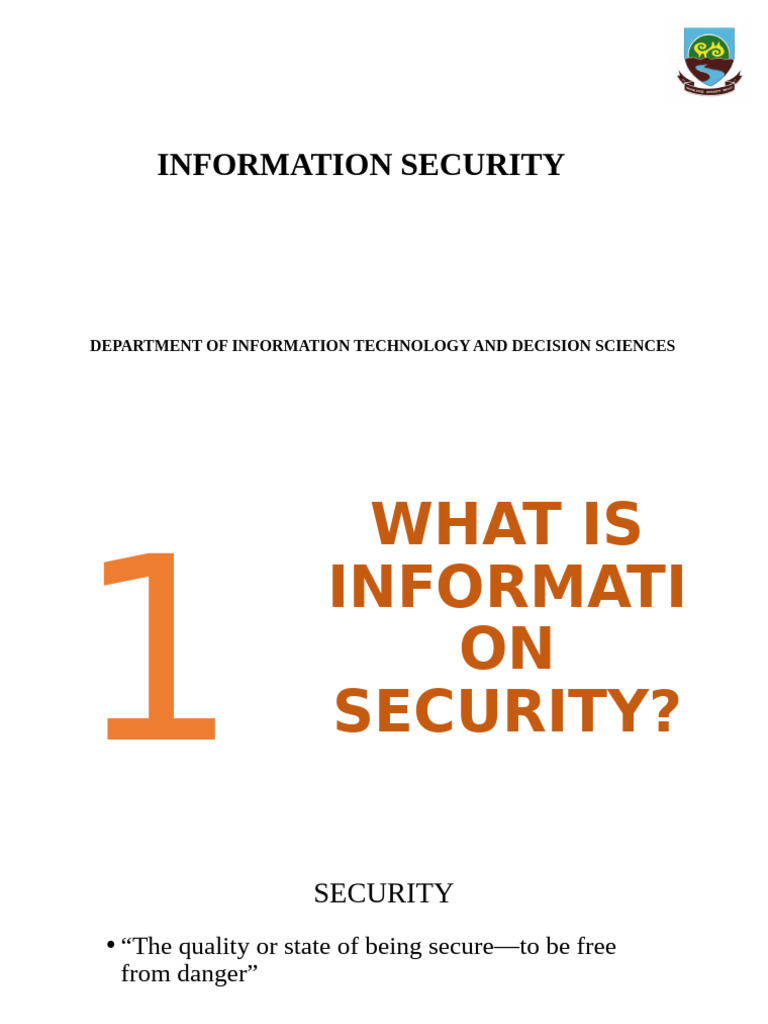 Understanding Information Security Essentials | PDF | Information ...