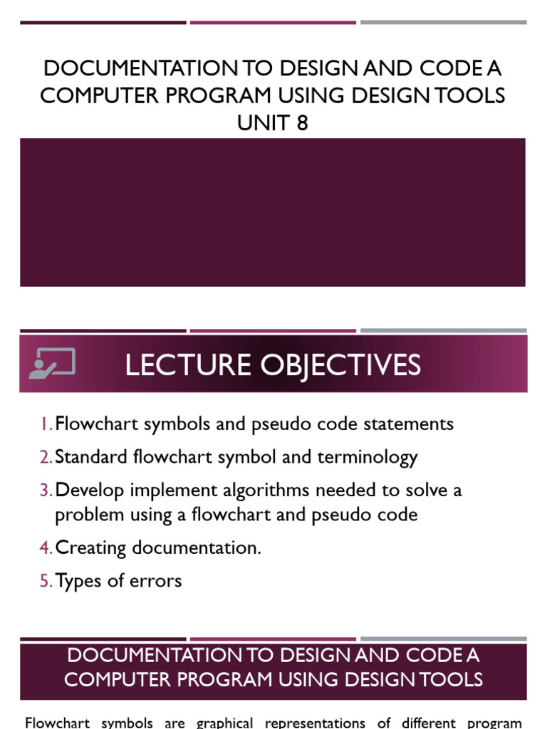 Computer Studies Education 1a (C1b50us) Unit 8 | PDF | Computer Program ...