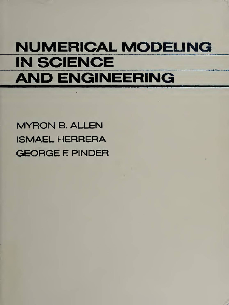 Allen M. Numerical Modeling in Science and Engineering 1988 | PDF ...