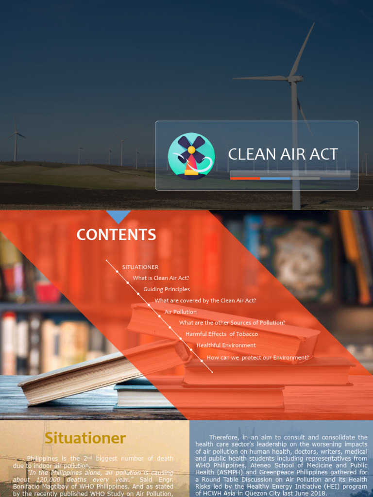 Understanding the Clean Air Act in the Philippines | PDF | Air ...