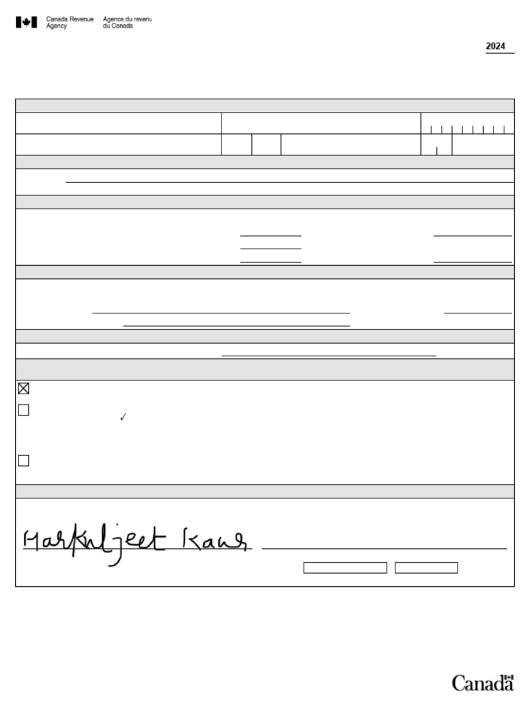 Electronic Tax Filing Form T183 E | PDF | Government Finances | Taxation