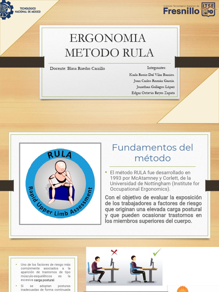 Método RULA en Ergonomía Laboral | PDF | Medición