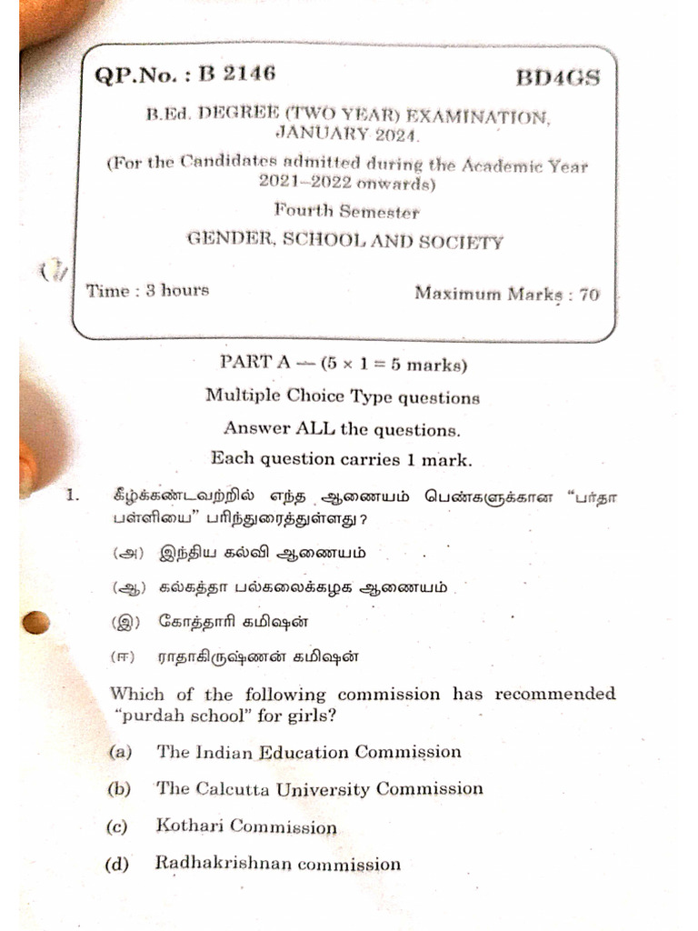 Gender, School and Society | PDF