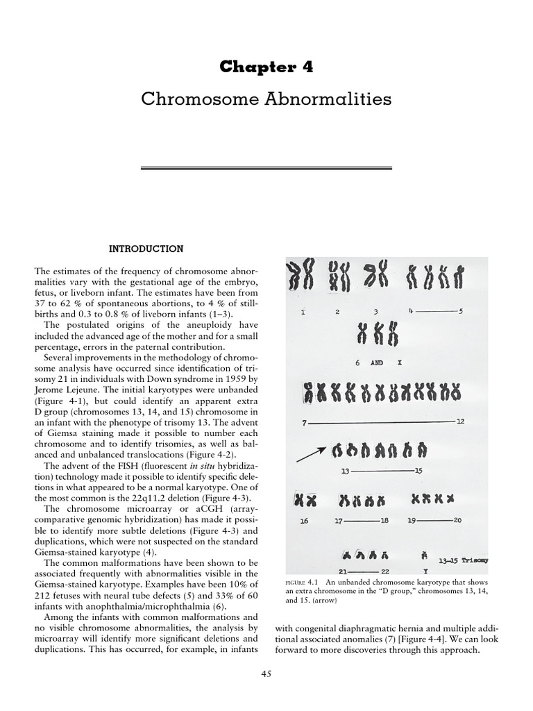 Understanding Chromosome Abnormalities | PDF | Down Syndrome ...