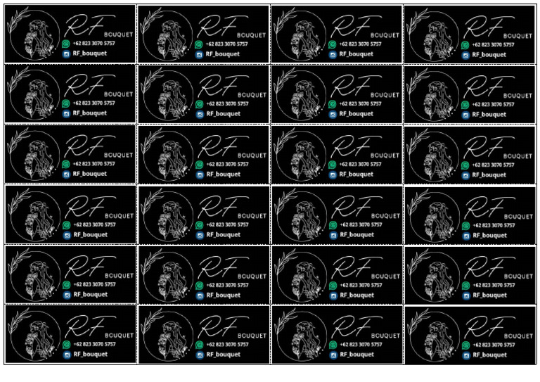 Sticker Buket | PDF