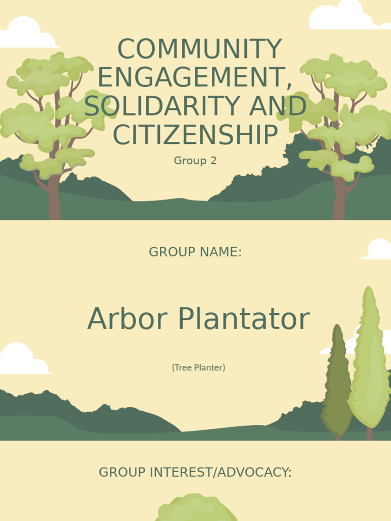 Ce Arbor Plantator Group 2 | PDF