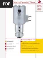 Maxseal Solenoid Valve | PDF | Valve | Mechanical Engineering