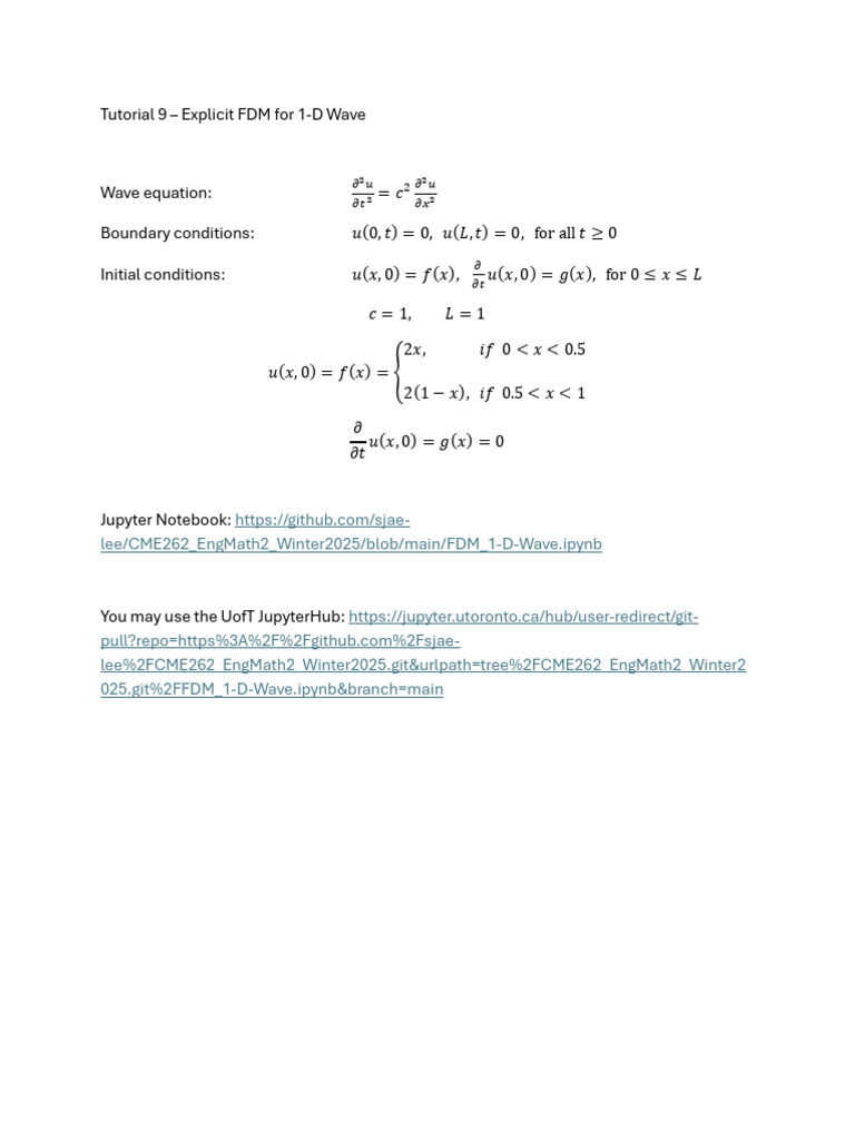 Tutorial 9 | PDF
