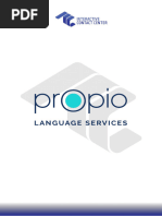 Propio Interpreter Protocol Guide | PDF | Linguistics | Human Communication