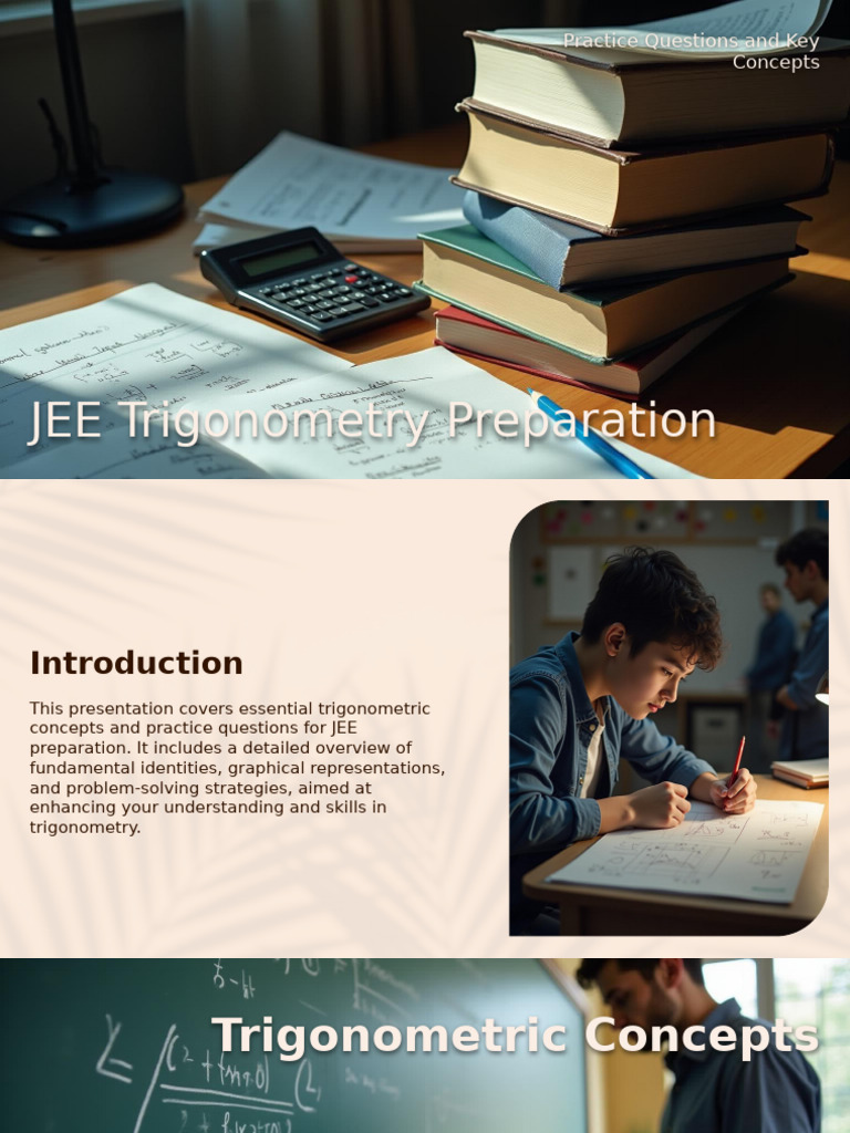 JEE Trigonometry Preparation Fguyjktyuuyfgklf | PDF | Trigonometric ...